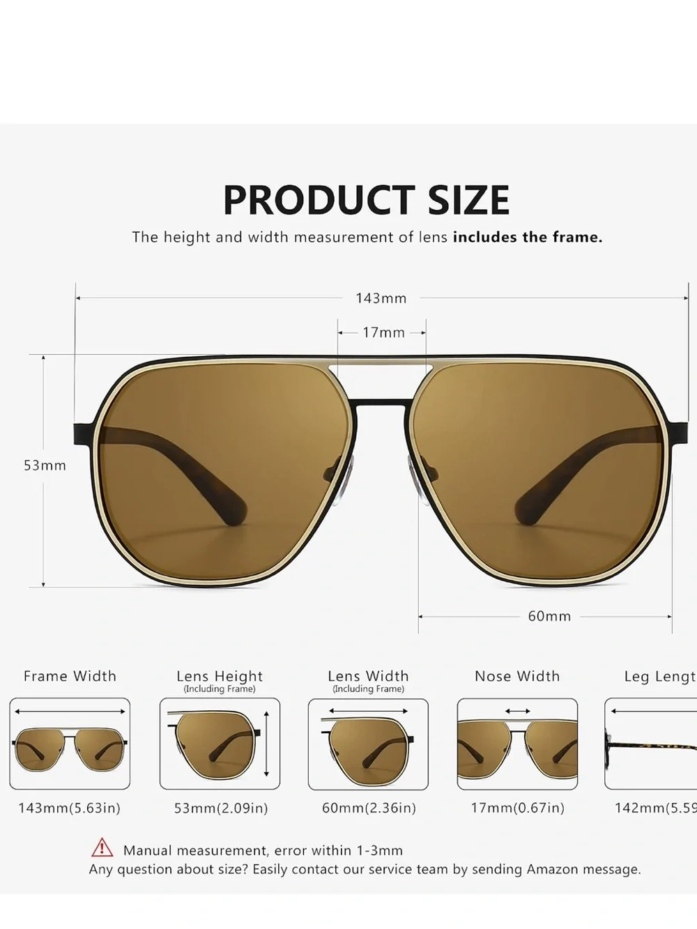 SUNGAIT Unisex Polygon Aviator Sunglasses, Trendy With UV Protection New
